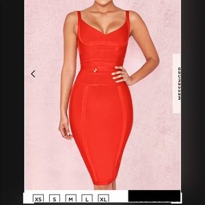 “Belice” Red House of CB Dress